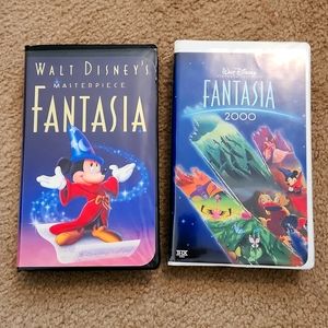 VHS Fantasia & Fantasia 2000 Disney